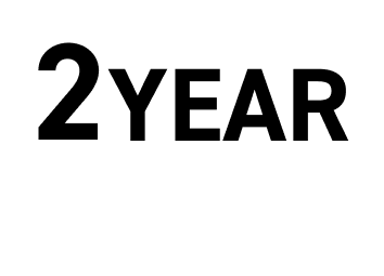 2-YEAR WARRANTY